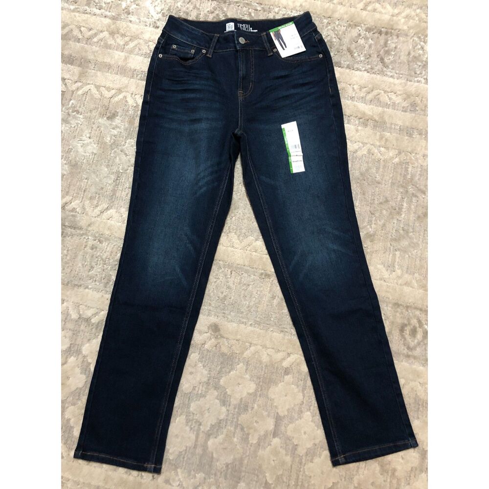 Woman's Size 6 Dark Denim Mid-Rise Straight